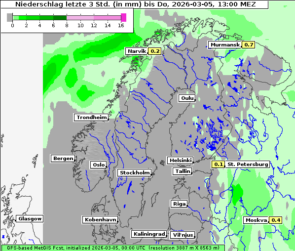 Niederschlag, 5. 3. 2026