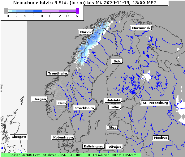 Neuschnee, 13. 11. 2024