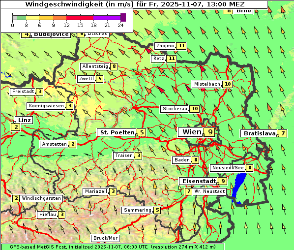 Wind, 7. 11. 2025