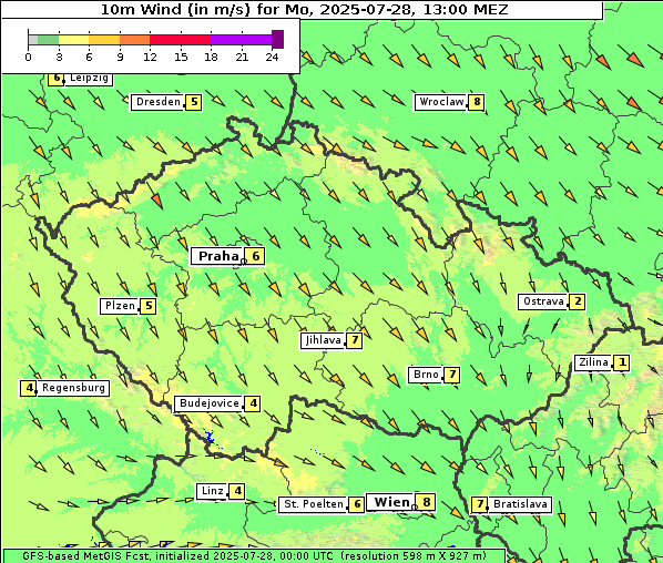 Wind, 28. 7. 2025