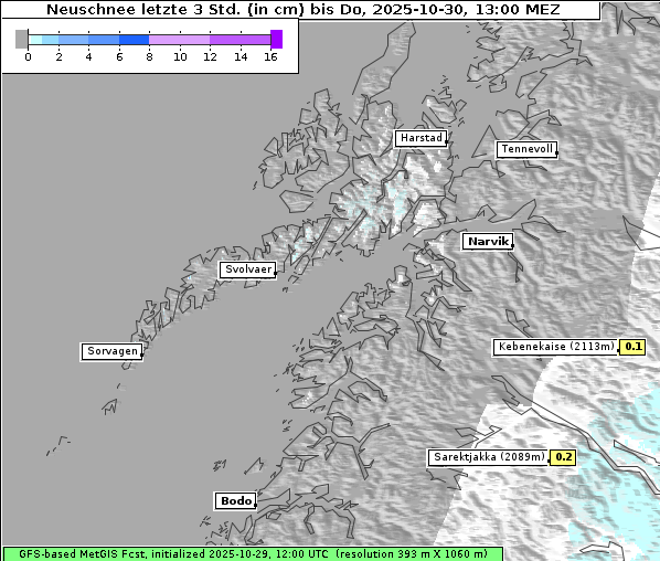 Neuschnee, 30. 10. 2025