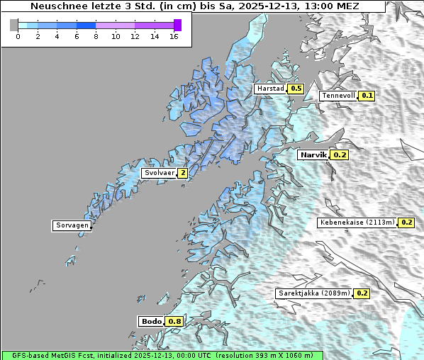 Neuschnee, 13. 12. 2025