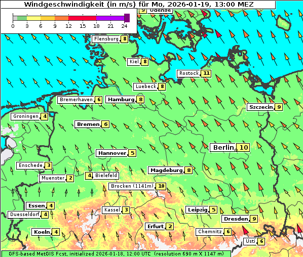 Wind, 19. 1. 2026