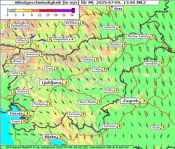 Wind, 9. 7. 2025