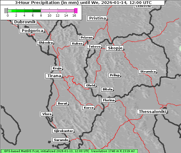 Niederschlag, 14. 1. 2026