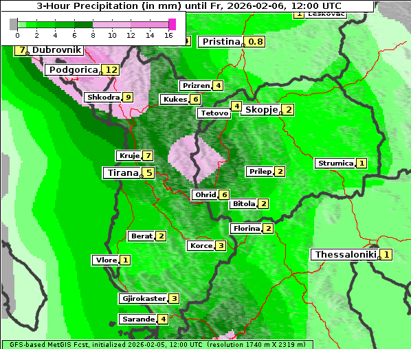 Niederschlag, 6. 2. 2026