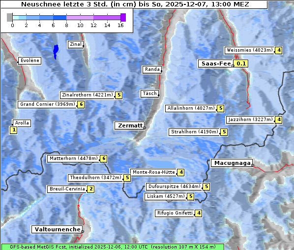 Neuschnee, 7. 12. 2025