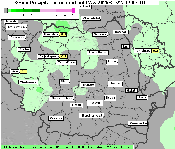 Niederschlag, 22. 1. 2025