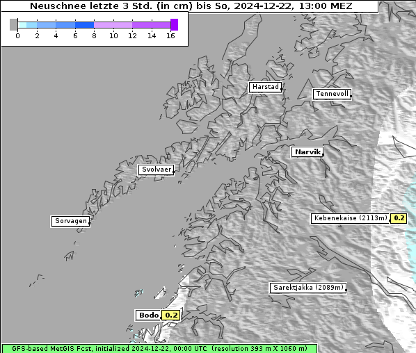 Neuschnee, 22. 12. 2024