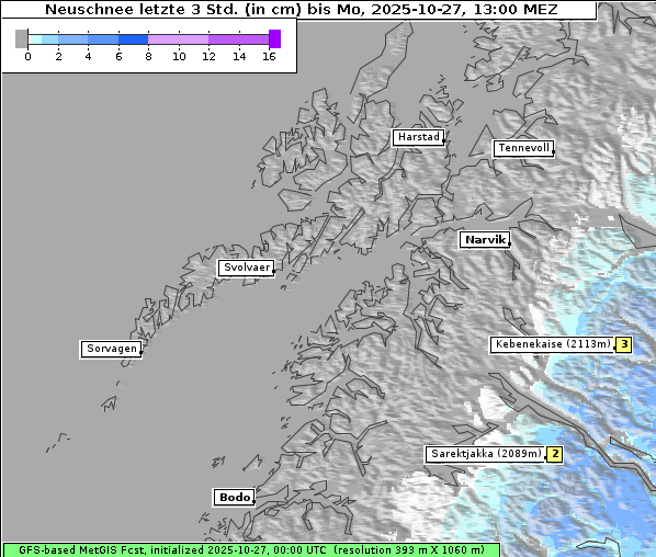 Neuschnee, 27. 10. 2025