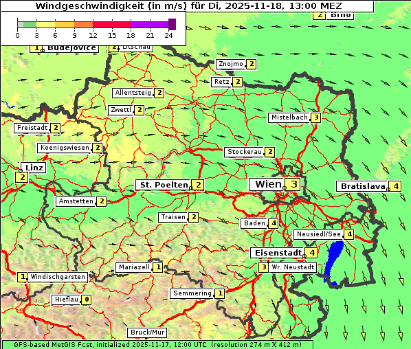 Wind, 18. 11. 2025
