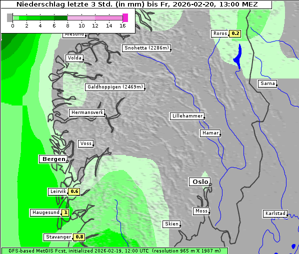 Niederschlag, 20. 2. 2026