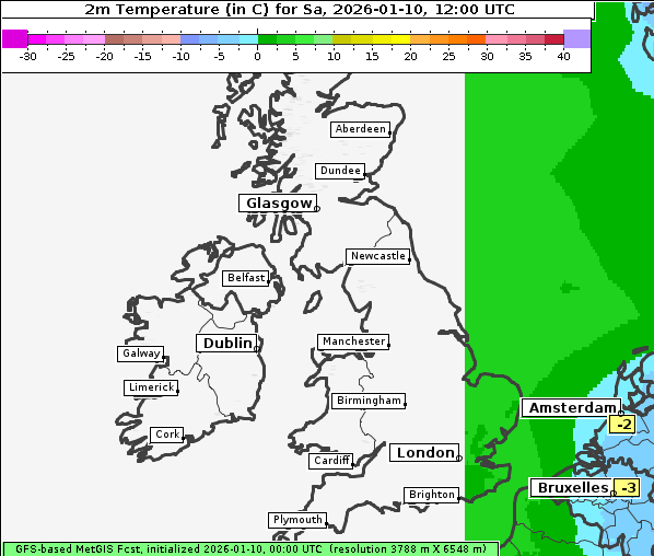 Temperatur, 10. 1. 2026