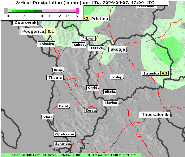 Niederschlag, 7. 4. 2026