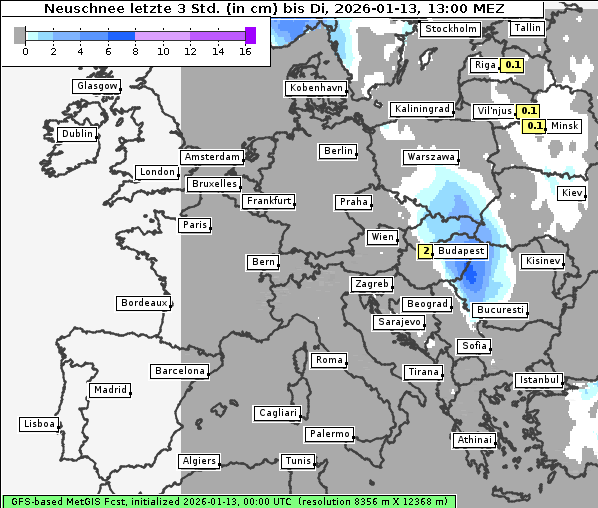 Neuschnee, 13. 1. 2026