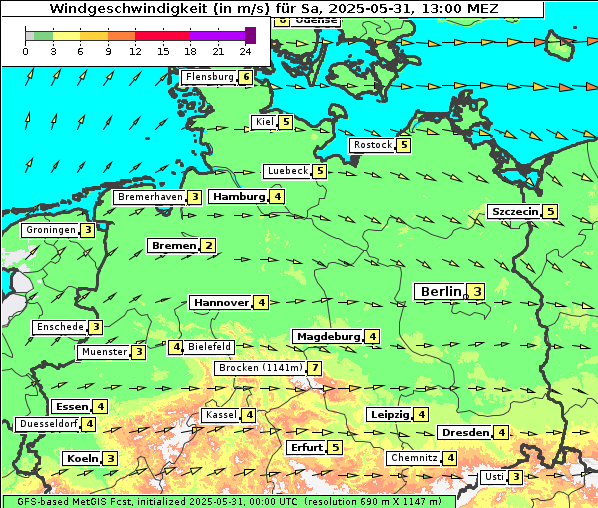 Wind, 31. 5. 2025
