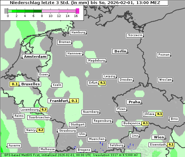 Niederschlag, 1. 2. 2026