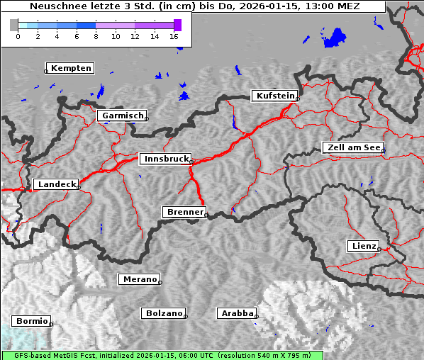 Neuschnee, 15. 1. 2026