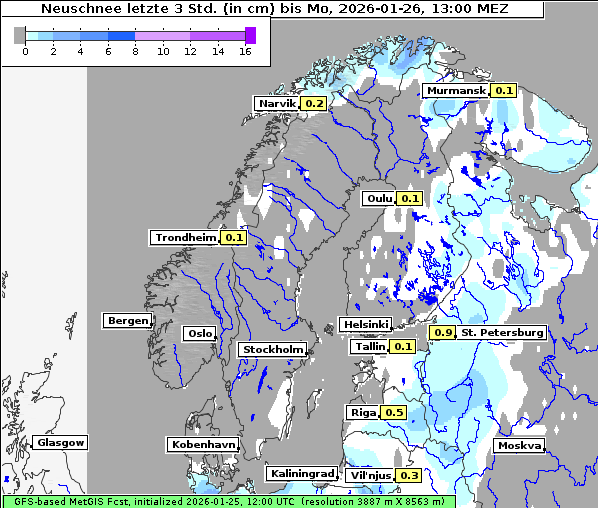 Neuschnee, 26. 1. 2026