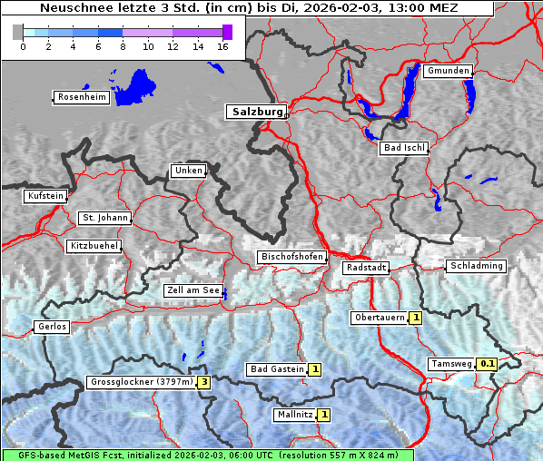 Neuschnee, 3. 2. 2026