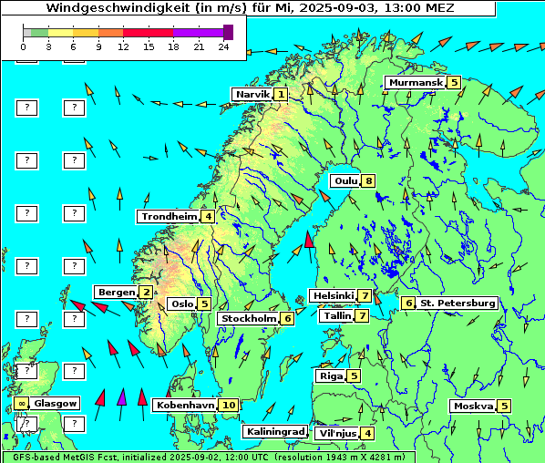 Wind, 3. 9. 2025