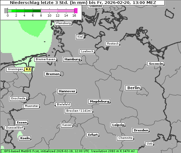 Niederschlag, 20. 2. 2026