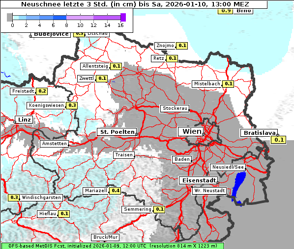 Neuschnee, 10. 1. 2026