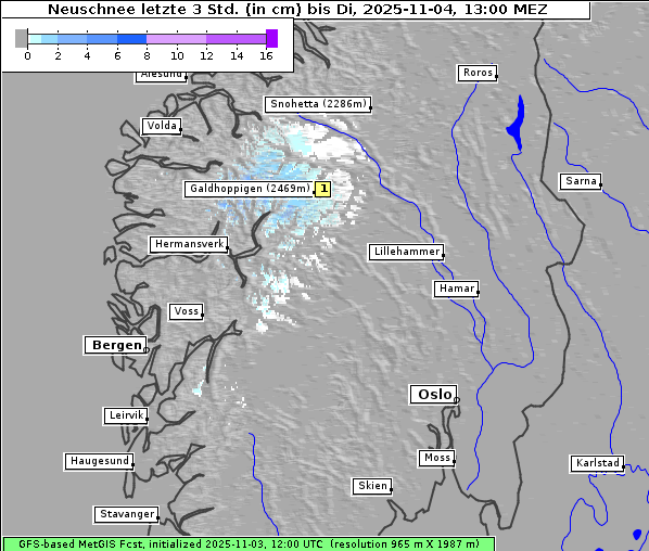 Neuschnee, 4. 11. 2025