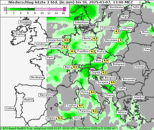 Niederschlag, 7. 1. 2025