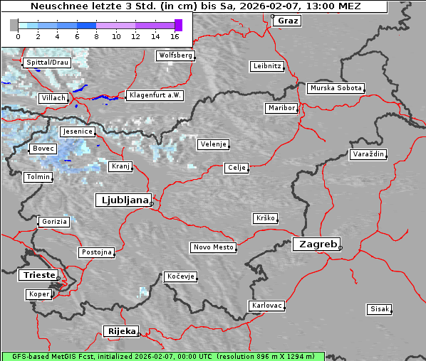 Neuschnee, 7. 2. 2026