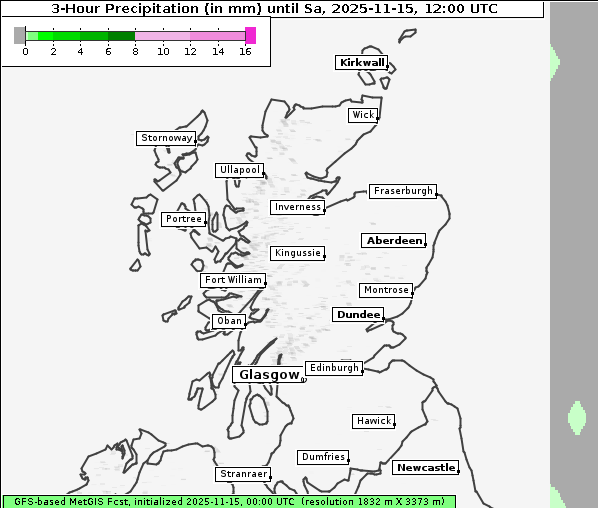 Niederschlag, 15. 11. 2025