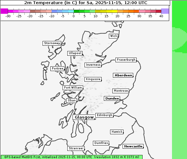 Temperatur, 15. 11. 2025