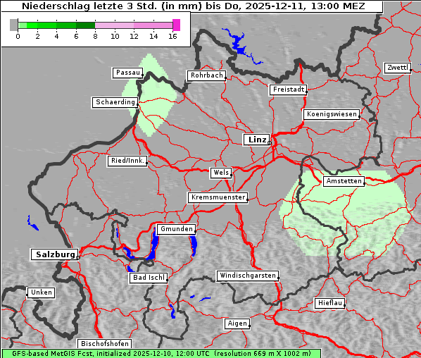 Niederschlag, 11. 12. 2025