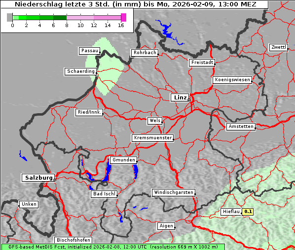 Niederschlag, 9. 2. 2026