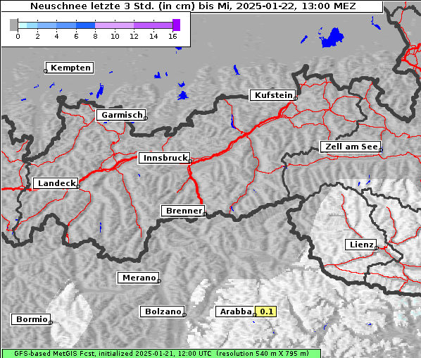 Neuschnee, 22. 1. 2025