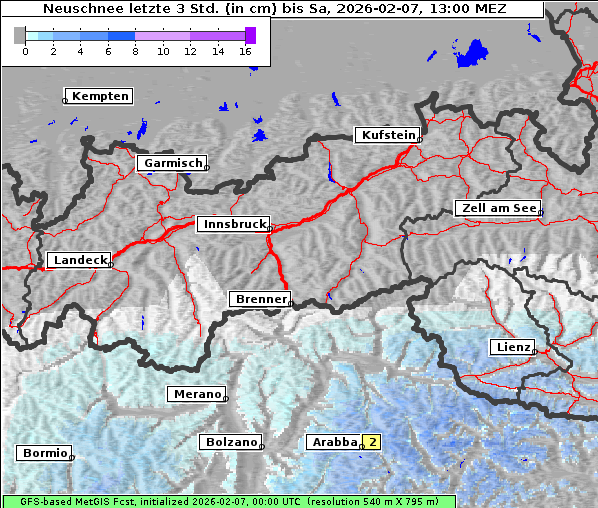 Neuschnee, 7. 2. 2026