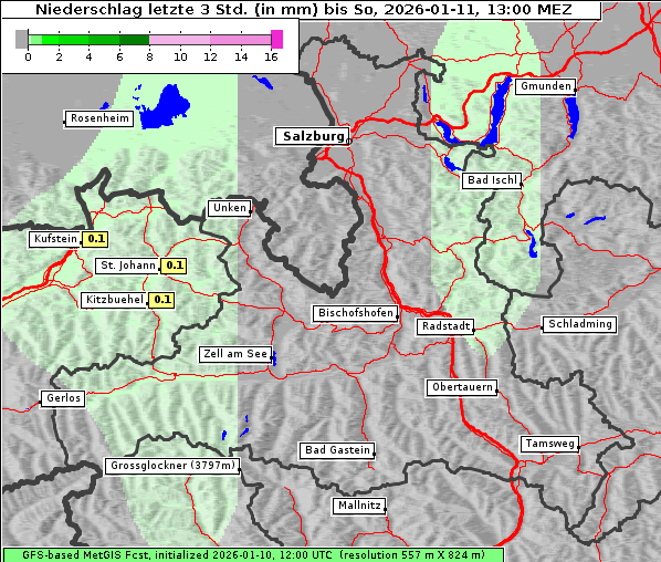 Niederschlag, 11. 1. 2026