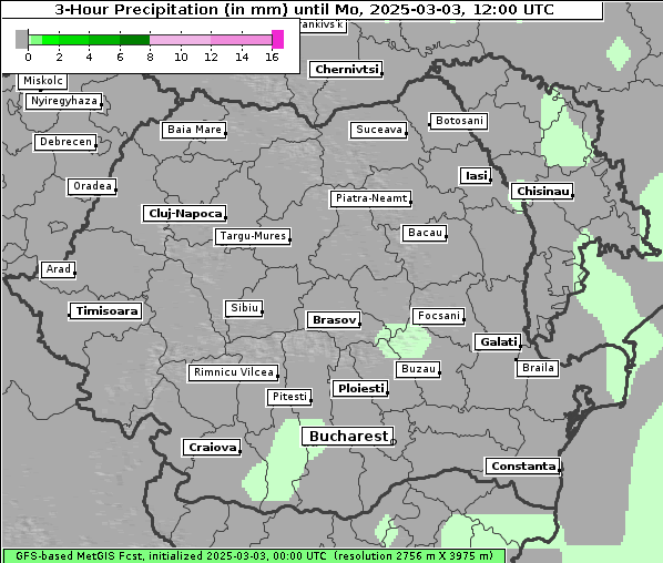 Niederschlag, 3. 3. 2025