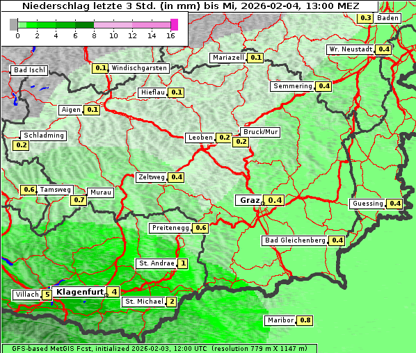 Niederschlag, 4. 2. 2026