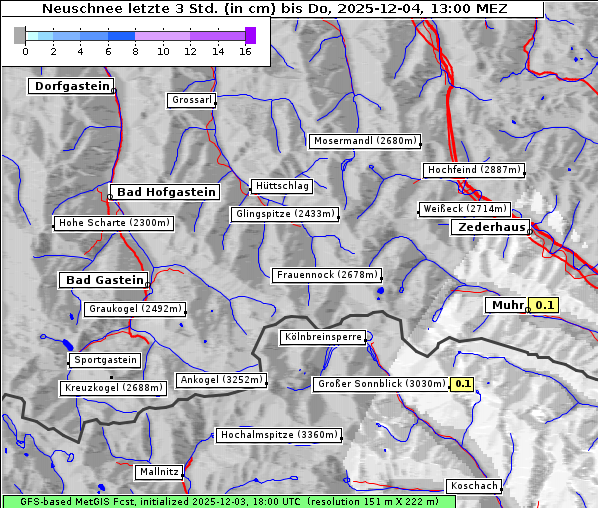 Neuschnee, 4. 12. 2025