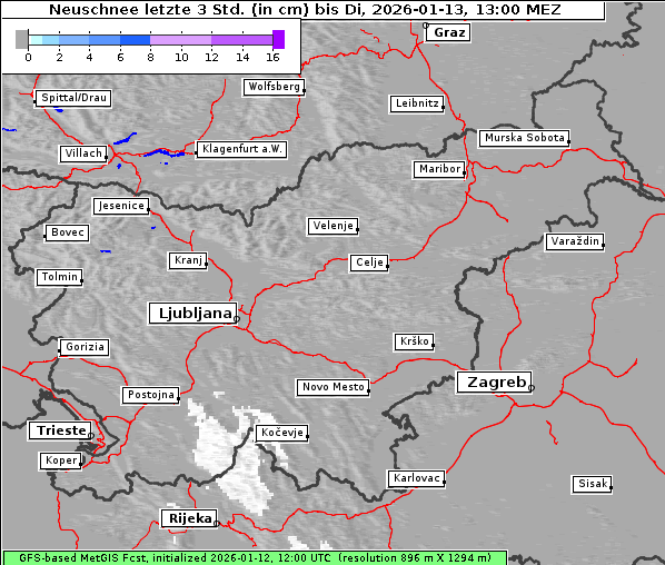 Neuschnee, 13. 1. 2026