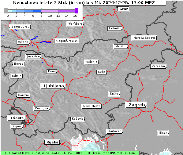 Neuschnee, 25. 12. 2024