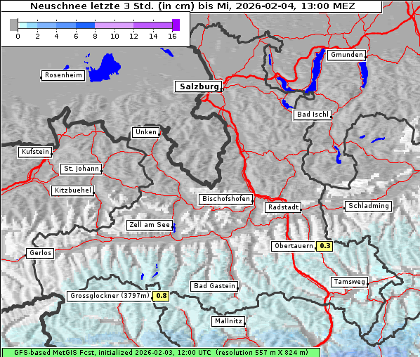Neuschnee, 4. 2. 2026