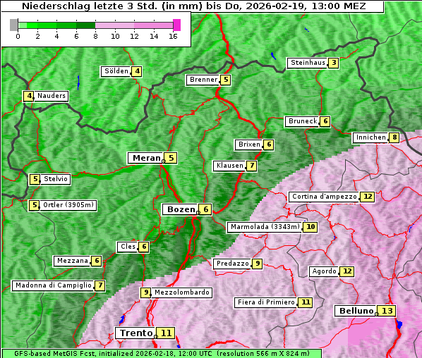 Niederschlag, 19. 2. 2026