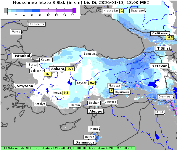 Neuschnee, 13. 1. 2026