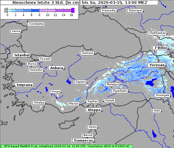 Neuschnee, 15. 3. 2026