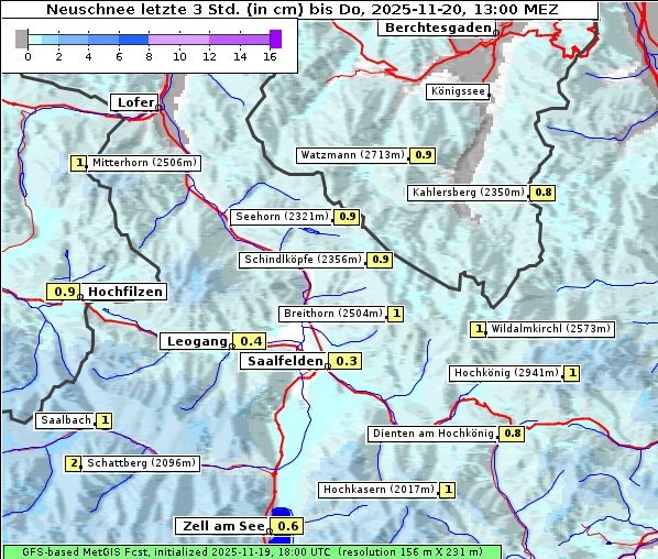 Neuschnee, 20. 11. 2025