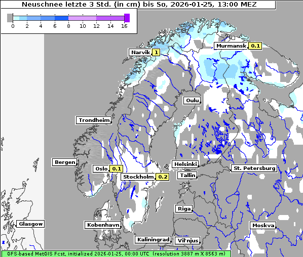Neuschnee, 25. 1. 2026