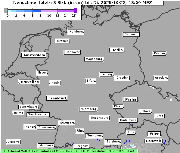 Neuschnee, 28. 10. 2025