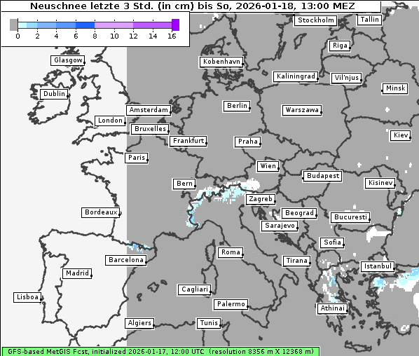 Neuschnee, 18. 1. 2026